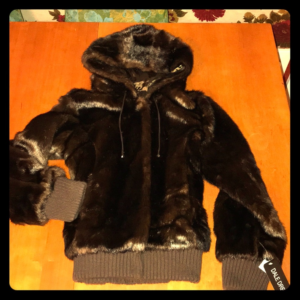 Faux Fur Vintage Style Bomber Parka Dale Dressin